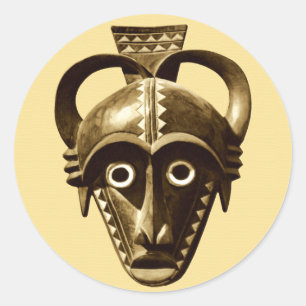 African Design #11 @ Stylnic Classic Round Sticker