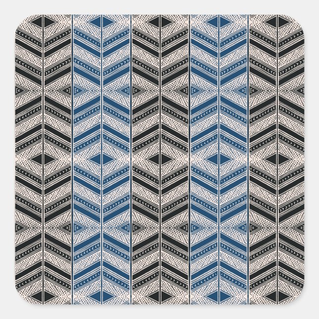 African Design #8 @ Stylnic Square Sticker (Front)