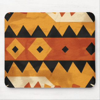 African design background in brown and black mouse mat