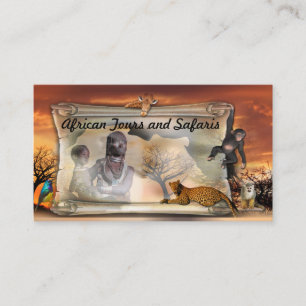 African design  business card