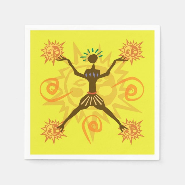 African design napkin (Front)