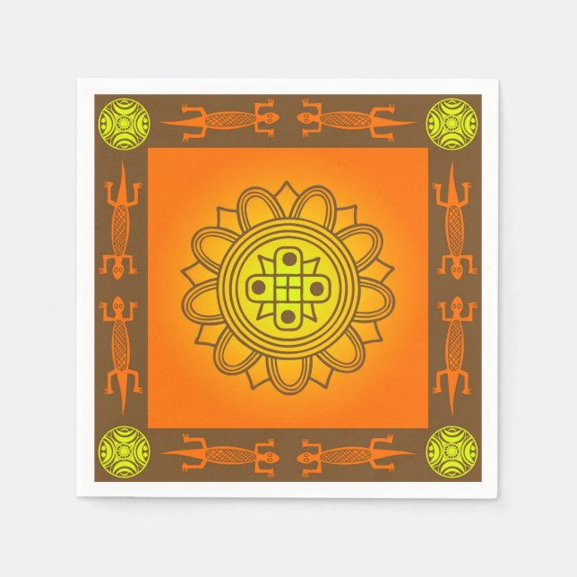 African design napkin (Front)