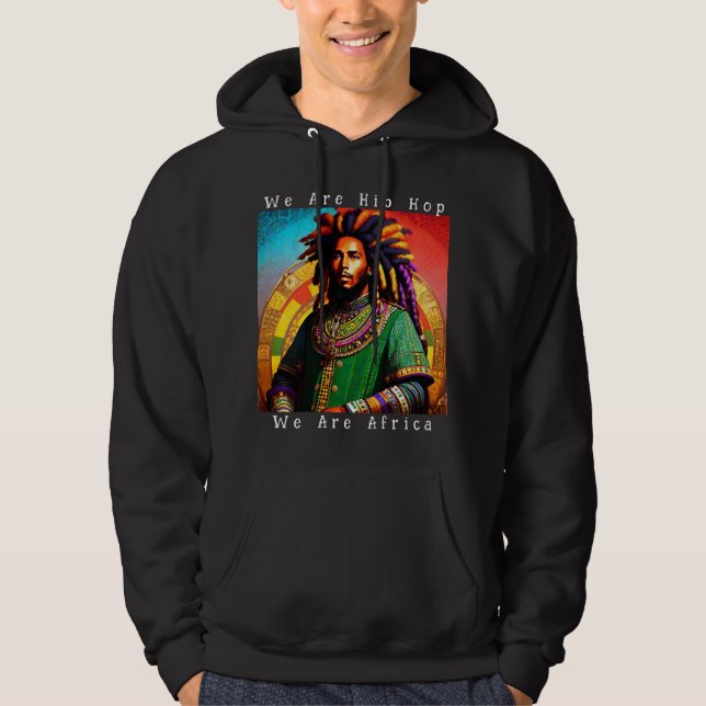 African Design "We Are Hip Hop" Hoodie (Front)
