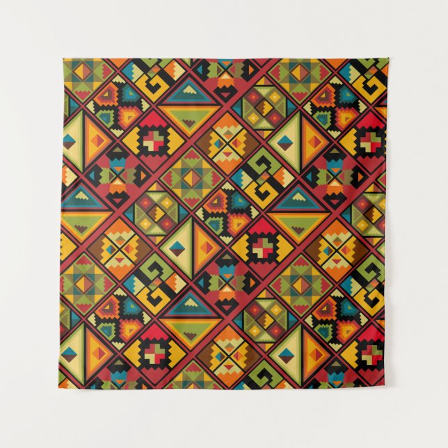 African digital paper tapestry (Front)