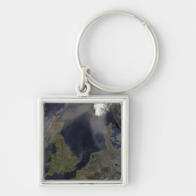 African dust blowing over Scotland Key Ring (Front)