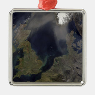 African dust blowing over Scotland Metal Tree Decoration