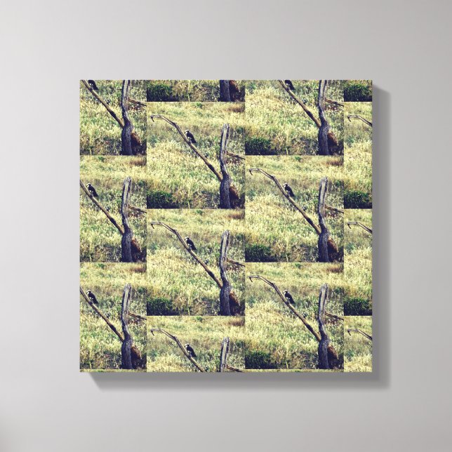 African Eagle Canvas Print (Front)