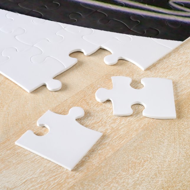 African Elephant Art Print Jigsaw Puzzle (Side)