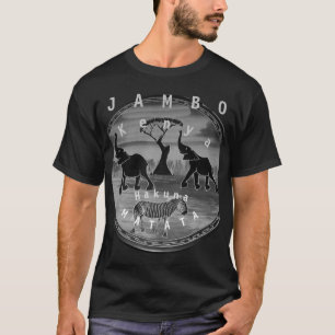 African Elephant Art Print T-Shirt