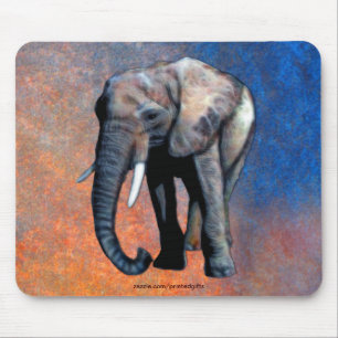 African Elephant Big Five Wildlife Animal Mousepad
