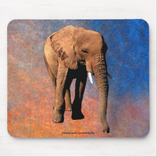 African Elephant Big Five Wildlife Animal Mousepad