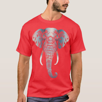 African Elephant Face T-Shirt