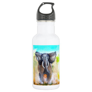 African Elephant large and powerful 532 Ml Water Bottle