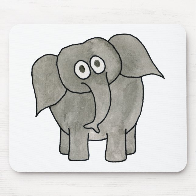 African Elephant. Mouse Mat (Front)