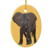 African Elephant Ornament