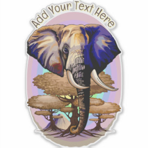 African Elephant Surreal Portrait