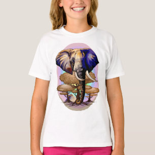 African Elephant Surreal Portrait  T-Shirt