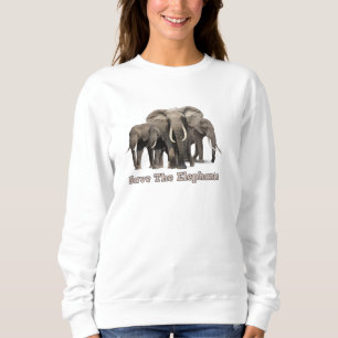 African Elephant Sweatshirt