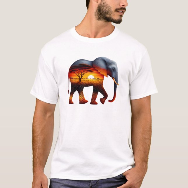 African Elephant T-Shirt (Front)