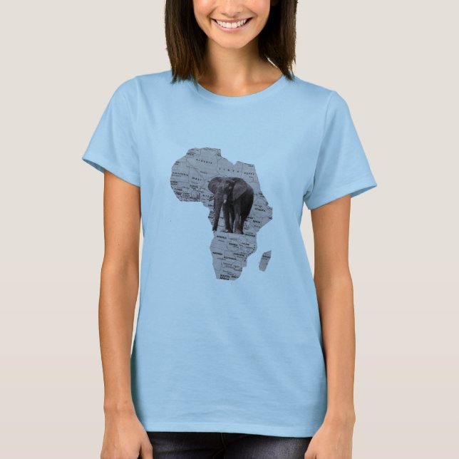 AFRICAN ELEPHANT T-Shirt (Front)