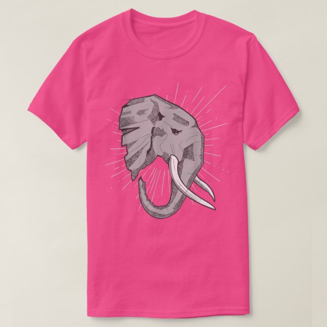 African Elephant  T-Shirt (Design Front)