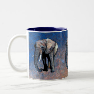 African Elephant Wildlife-supporter Drinking Mug