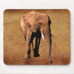 African Elephant Wildlife Supporter Mousepad