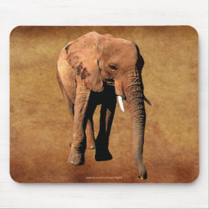 African Elephant Wildlife Supporter Mousepad