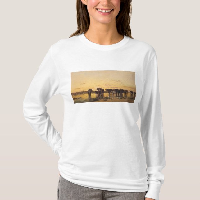 African Elephants T-Shirt (Front)
