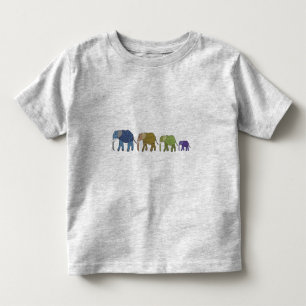 African Elephants Toddler Shirt