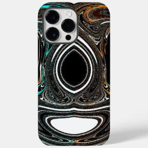 African Ethnic Doodle   Zebra Textured Abstract Ar Case-Mate iPhone 14 Pro Max Case
