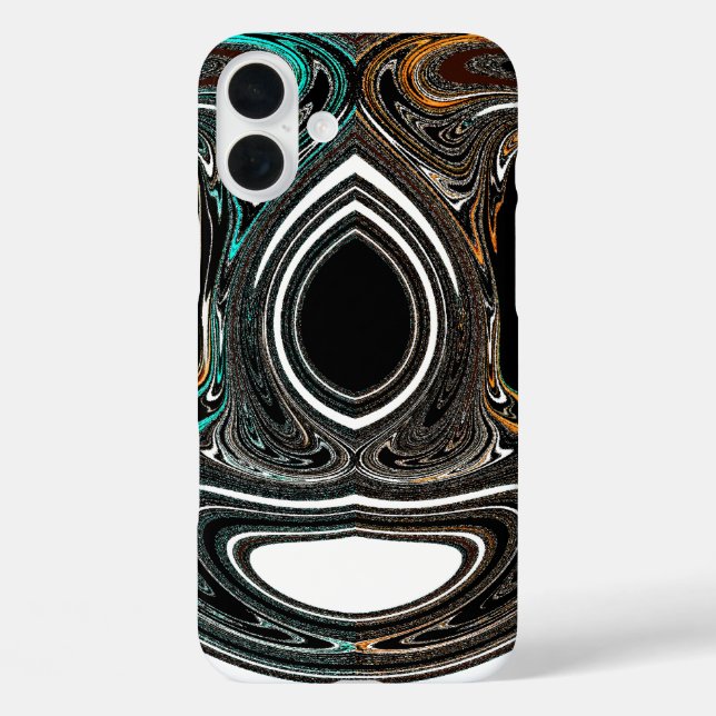 African Ethnic Doodle | Zebra Textured Abstract Ar Case-Mate iPhone Case (Back)