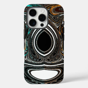 African Ethnic Doodle   Zebra Textured Abstract Ar iPhone 16 Pro Case
