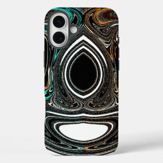 African Ethnic Doodle Zebra textured Art Print iPhone 16 Plus Case