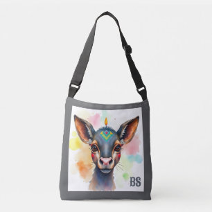 african ethnic Kwanzaa Wild Animals in Disguise Crossbody Bag