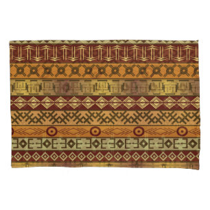 African ethnic motifs, ornamental background. pillowcase