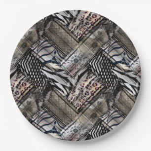 African, ethnic . paper plate