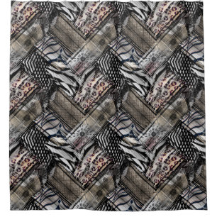 African, ethnic . shower curtain