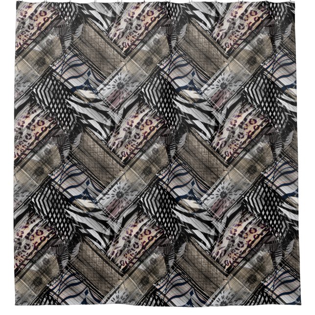 African, ethnic . shower curtain (Front)