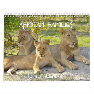 African Families 2014 Custom Calendar