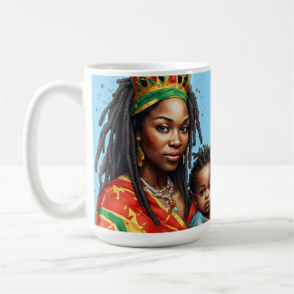 African Family Portrait Black History Month Coffee Mug
