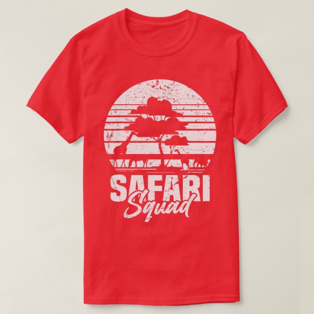 African Family Vacation Wildlife Safari Wildlife e T-Shirt (Design Front)