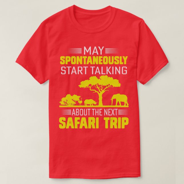 African Family Vacation Wildlife Safari Wildlife e T-Shirt (Design Front)
