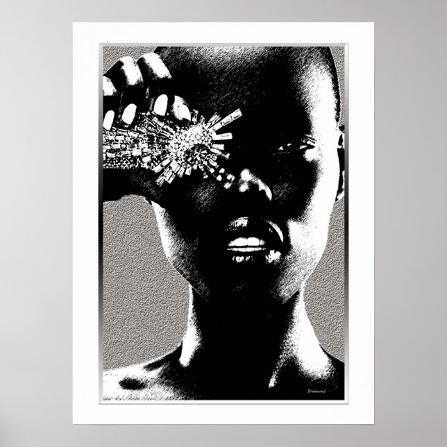 African Fashion Diamond Poster (Front)