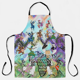 African Feast: Rhythms of Africa Apron