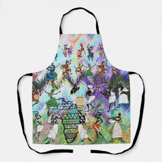 African Feast: Rhythms of Africa Apron