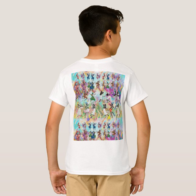 African Feast: Rhythms of Unity  T-Shirt (Back Full)