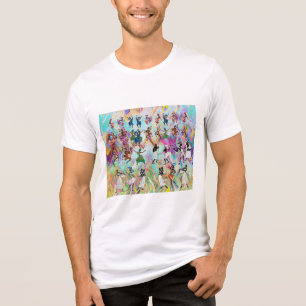 African Feast: Rhythms of Unity T-Shirt Tri-Blend Shirt