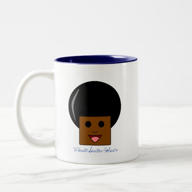 African-Filipino-American Pride Two-Tone Coffee Mug (Left)