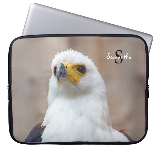 African Fish Eagle Neoprene laptop sleeve 15" (Front)